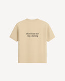 Not from the city tee | Beige