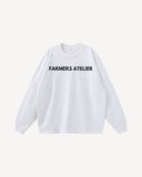 Farm front long sleeve | White