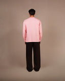 Farm front long sleeve | Pink
