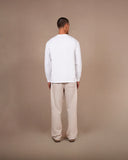 Farm front long sleeve | White