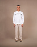 Farm front long sleeve | White